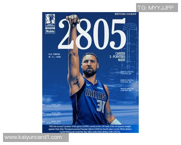 克莱首节替补表现出色创里程碑贡献10分三分命中率高达50 克莱首节替补表现出色创里程碑贡献10分三分命中率高达50